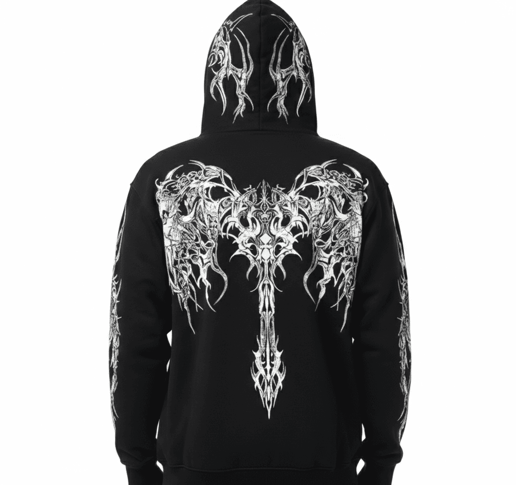 Bike Hoodie Oversized Streetwear