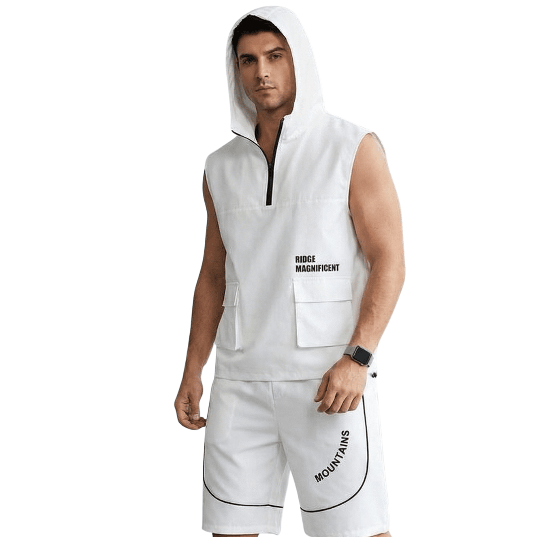 all-white technical sports set