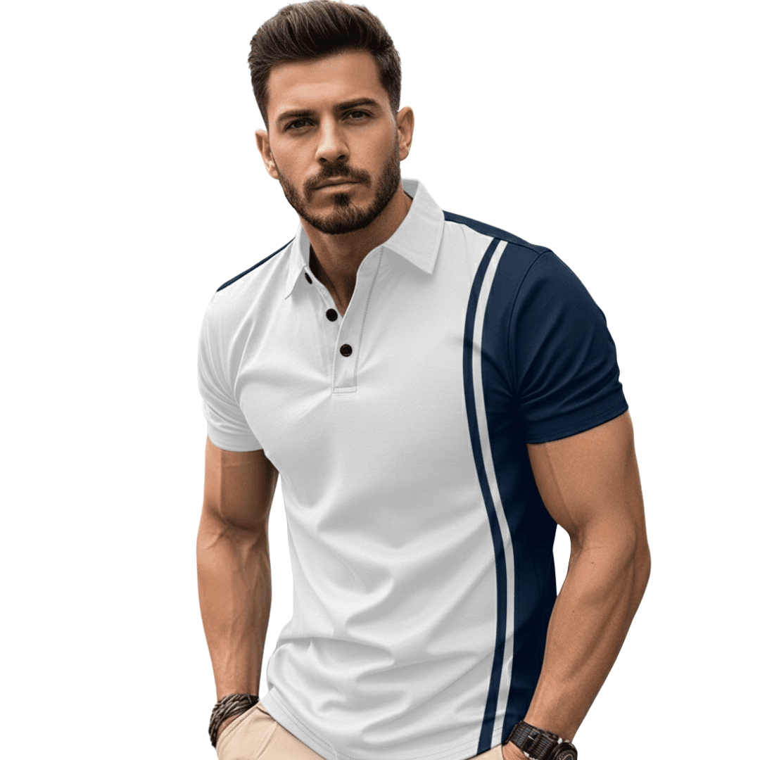 premium athletic polo shirt