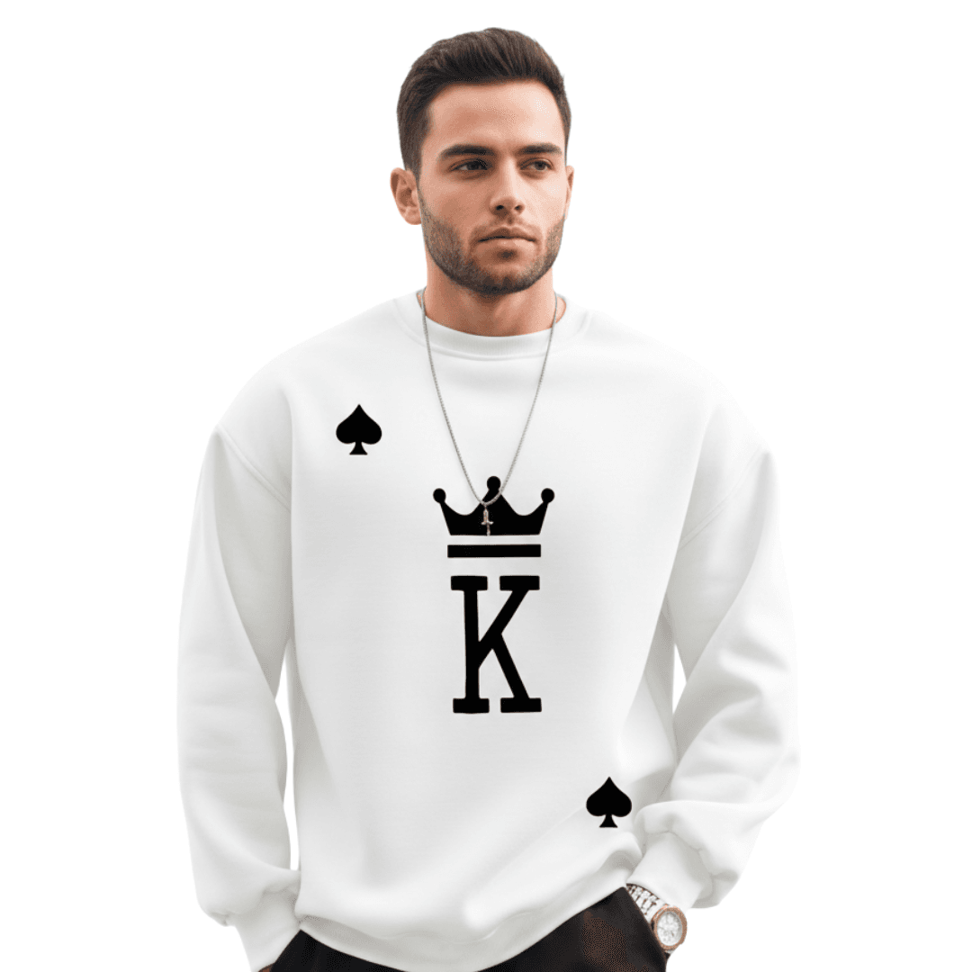 heavy-weight graphic sweatshirt